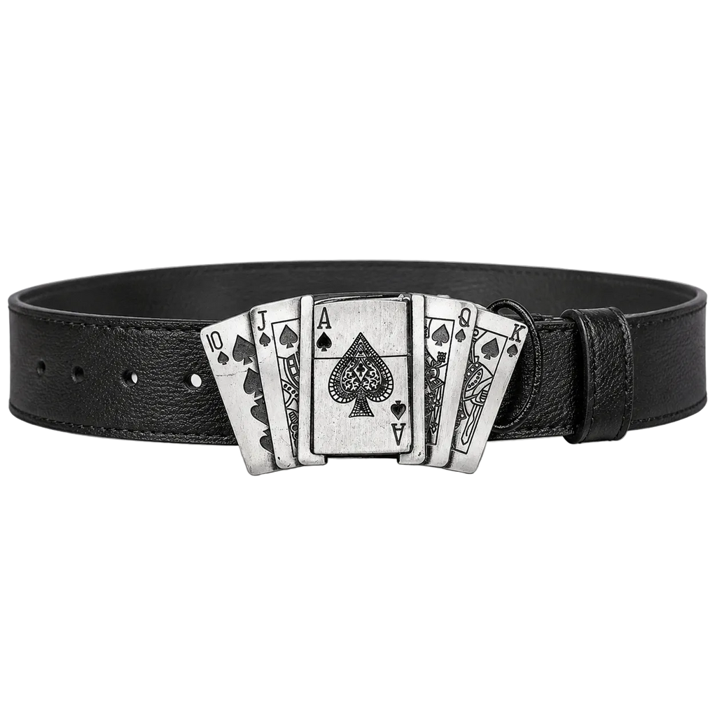 PLAYING CARD LIGHTER BELT